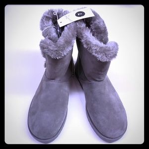 Universal Thread Grey Daniah Winter Boots Genuine